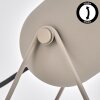 Horen lampa stołowa piaskowy, 1-punktowy