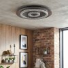 Lidor lampa sufitowa LED antracytowy, szary, czarny, 1-punktowy, Zdalne sterowanie