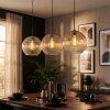 Koyoto lampa wisząca, kula świetlna, lampa wisząca bursztynowy, przezroczysty, 3-punktowe
