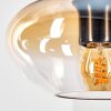 Mertola lampa wisząca, lampa wisząca bursztynowy, przezroczysty, 1-punktowy