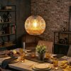 Ripoll lampa wisząca, kula świetlna, lampa wisząca bursztynowy, 1-punktowy