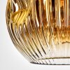 Ripoll lampa wisząca, kula świetlna, lampa wisząca złoty, przezroczysty, 1-punktowy