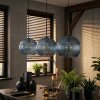 Koyoto lampa wisząca, kula świetlna, lampa wisząca niebeieski, 3-punktowe