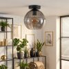 Koyoto lampa sufitowa, kula świetlna 20 cm przydymiony, 1-punktowy