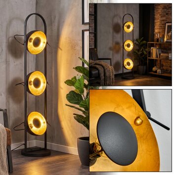 Jarin Lampa stojąca Czarny, 3-punktowe