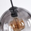 Koyoto lampa wisząca, kula świetlna, lampa wisząca bursztynowy, przezroczysty, przydymiony, 3-punktowe