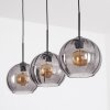 Koyoto lampa wisząca, kula świetlna, lampa wisząca przydymiony, 3-punktowe
