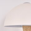 Forgek lampa stołowa kremowy, o wyglądzie kamienia, biały, 1-punktowy