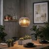 Ripoll lampa wisząca, kula świetlna, lampa wisząca przydymiony, 1-punktowy