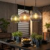 Koyoto lampa wisząca, kula świetlna, lampa wisząca niebeieski, zielony, czerwony, 3-punktowe