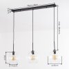 Koyoto lampa wisząca, kula świetlna, lampa wisząca przezroczysty, 3-punktowe