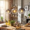 Koyoto lampa wisząca, lampa wisząca bursztynowy, przezroczysty, przydymiony, 3-punktowe
