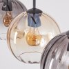 Koyoto lampa wisząca, lampa wisząca bursztynowy, przezroczysty, przydymiony, 3-punktowe