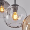 Koyoto lampa wisząca, lampa wisząca 20 cm bursztynowy, przezroczysty, przydymiony, 3-punktowe