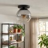 Koyoto lampa sufitowa, kula świetlna 25 cm przezroczysty, przydymiony, 1-punktowy