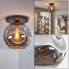 Ripoll lampa sufitowa, kula świetlna przydymiony, 1-punktowy