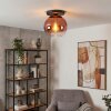 Koyoto lampa sufitowa, kula świetlna 25 cm przezroczysty, miedziany, 1-punktowy