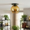 Koyoto lampa sufitowa, kula świetlna 25 cm złoty, 1-punktowy