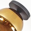 Koyoto lampa sufitowa, kula świetlna 25 cm złoty, 1-punktowy