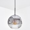 Ripoll lampa wisząca, kula świetlna, lampa wisząca przezroczysty, przydymiony, 1-punktowy