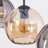 Koyoto lampa wisząca, lampa wisząca bursztynowy, przydymiony, 3-punktowe