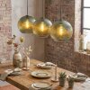 Koyoto lampa wisząca, kula świetlna, lampa wisząca 30 cm zielony, 3-punktowe