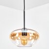 Mertola lampa wisząca, lampa wisząca bursztynowy, przezroczysty, 1-punktowy