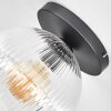 Koyoto lampa sufitowa, kula świetlna 25 cm przezroczysty, 1-punktowy