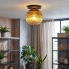 Koyoto lampa sufitowa, kula świetlna 26 cm złoty, przezroczysty, 1-punktowy