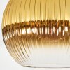 Koyoto lampa sufitowa, kula świetlna 26 cm złoty, przezroczysty, 1-punktowy