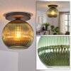 Koyoto lampa sufitowa, kula świetlna 25 cm zielony, 1-punktowy