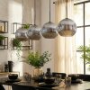 Ripoll lampa wisząca, kula świetlna, lampa wisząca przydymiony, 4-punktowe