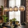 Ripoll lampa wisząca, kula świetlna, lampa wisząca przydymiony, 4-punktowe