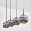 Ripoll lampa wisząca, kula świetlna, lampa wisząca przydymiony, 4-punktowe