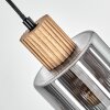 Mador lampa wisząca, lampa wisząca, lampa wisząca kaskadowa kolory naturalne, czarny, 3-punktowe