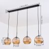 Ripoll lampa wisząca, kula świetlna, lampa wisząca bursztynowy, 4-punktowe