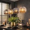 Ripoll lampa wisząca, kula świetlna, lampa wisząca bursztynowy, przydymiony, 4-punktowe