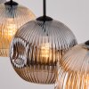 Ripoll lampa wisząca, kula świetlna, lampa wisząca bursztynowy, przydymiony, 4-punktowe