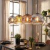 Ripoll lampa wisząca, kula świetlna, lampa wisząca chrom, złoty, przezroczysty, miedziany, przydymiony, 4-punktowe