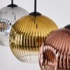 Ripoll lampa wisząca, kula świetlna, lampa wisząca chrom, złoty, przezroczysty, miedziany, przydymiony, 4-punktowe
