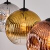 Ripoll lampa wisząca, kula świetlna, lampa wisząca chrom, złoty, przezroczysty, miedziany, przydymiony, 4-punktowe