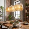 Ripoll lampa wisząca, kula świetlna, lampa wisząca bursztynowy, 3-punktowe