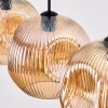 Ripoll lampa wisząca, kula świetlna, lampa wisząca bursztynowy, 3-punktowe