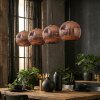 Ripoll lampa wisząca, kula świetlna, lampa wisząca miedziany, 4-punktowe