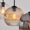 Ripoll lampa wisząca, kula świetlna, lampa wisząca bursztynowy, przezroczysty, przydymiony, 4-punktowe