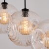 Ripoll lampa wisząca, kula świetlna, lampa wisząca przezroczysty, 4-punktowe