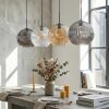 Ripoll lampa wisząca, kula świetlna, lampa wisząca bursztynowy, przezroczysty, przydymiony, 4-punktowe
