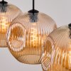 Ripoll lampa wisząca, kula świetlna, lampa wisząca bursztynowy, 4-punktowe