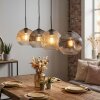 Ripoll lampa wisząca, kula świetlna, lampa wisząca bursztynowy, przezroczysty, przydymiony, 4-punktowe