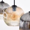 Ripoll lampa wisząca, kula świetlna, lampa wisząca bursztynowy, przezroczysty, przydymiony, 4-punktowe